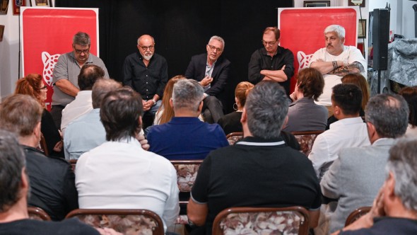 Julio Zamora se reunió con comerciantes de General Pacheco para dialogar sobre las necesidades y proyecciones de la ciudad